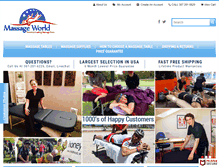Tablet Screenshot of massageworld.com