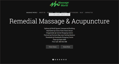 Desktop Screenshot of massageworld.com.au